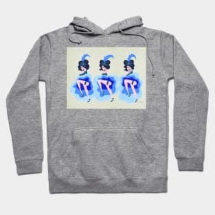 Blue Can Can Hoodie